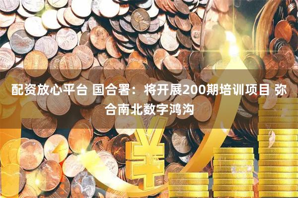 配资放心平台 国合署：将开展200期培训项目 弥合南北数字鸿沟